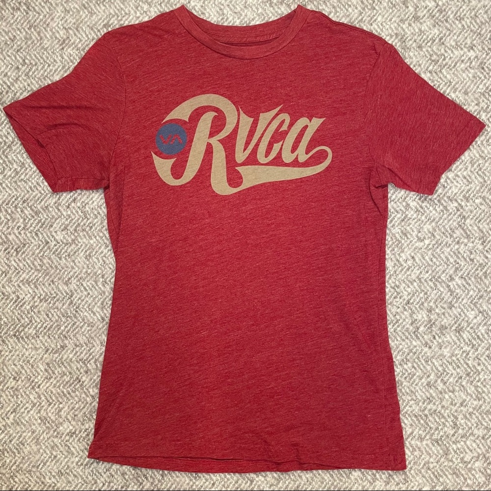 RVCA Artist Network Red Shirt Size M